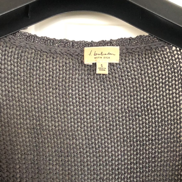 Talula Babaton silk and linen open weave top - Picture 2 of 5